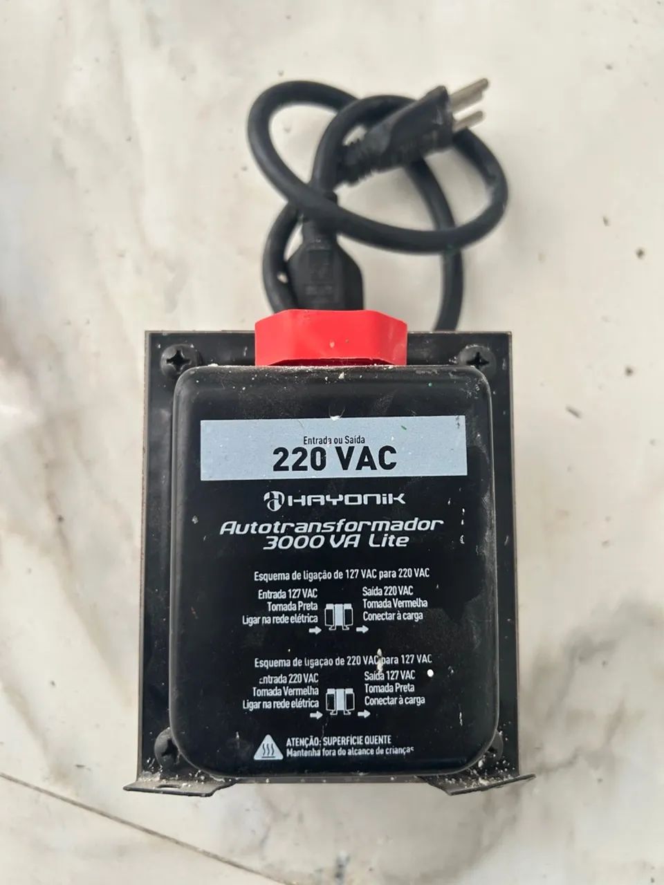 Autotransformador 3000 VA Hayonik 220V