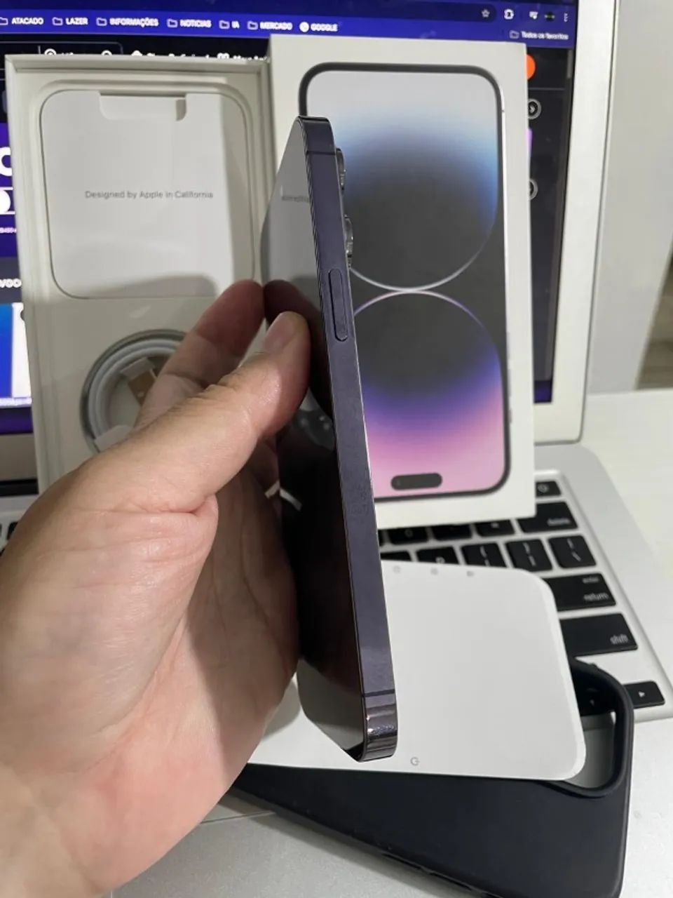 IPhone 14 Pro Max de 256GB Excelente - Troco e parcelo - No centro de BH - Foto 3