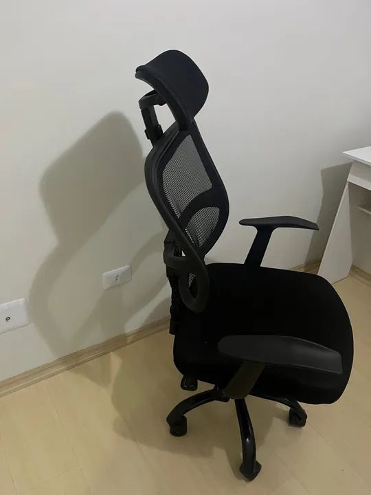 Cadeira de Escritório Giratória com Encosto de Malha - Foto 2