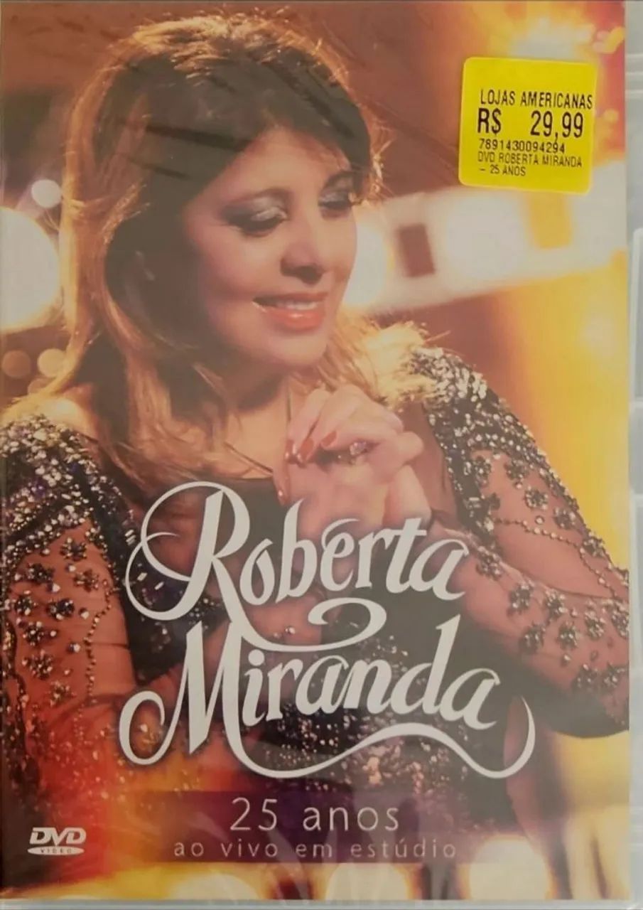 DVD Roberta Miranda - 25 Anos Ao Vivo Em Estúdio