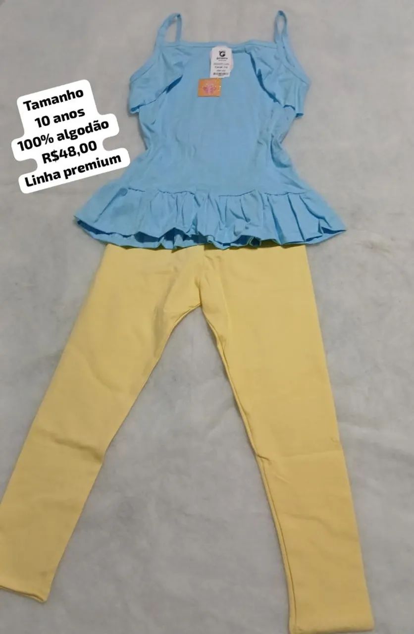 Conjunto de  menina - Blusa e Legging - Foto 2