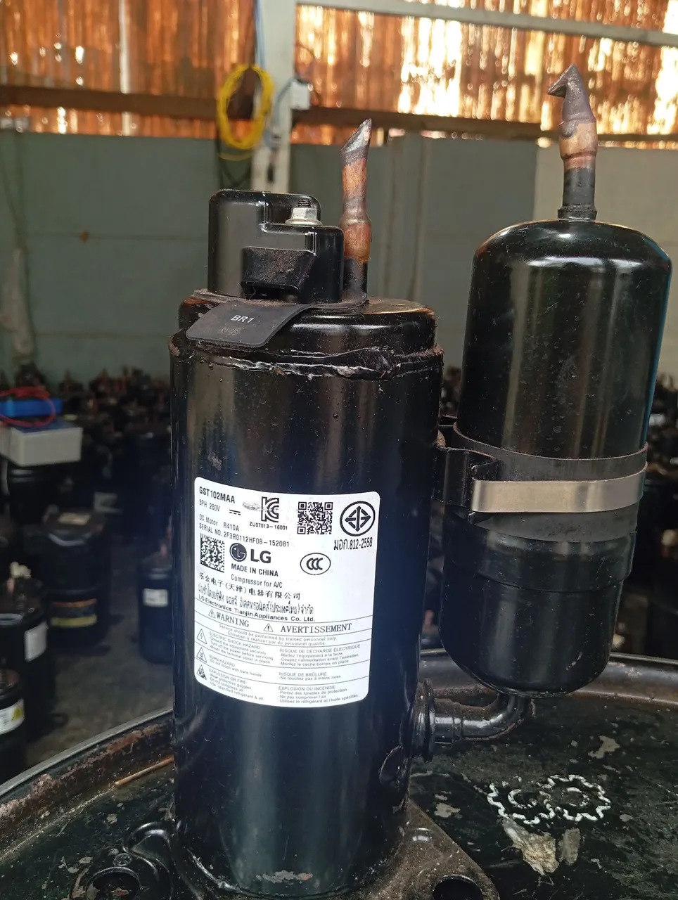 Compressor inverter LG 9.000btus