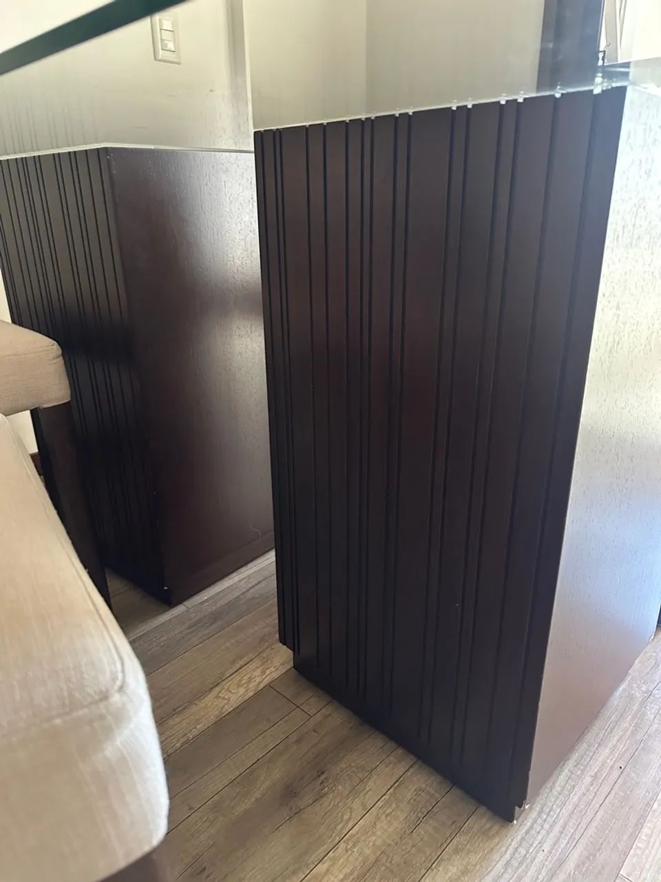 Mesa de Jantar Moderna com Tampo de Vidro - Foto 5