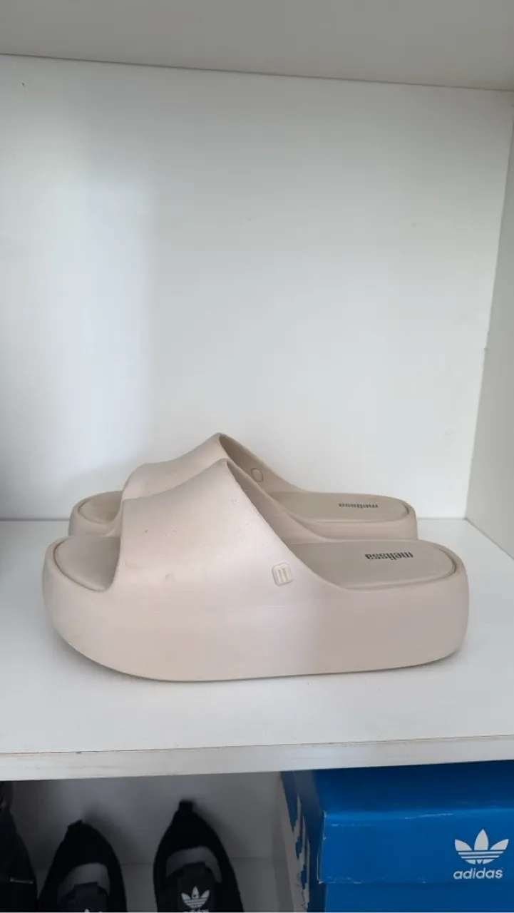 Sandália Melissa Slide Bege
