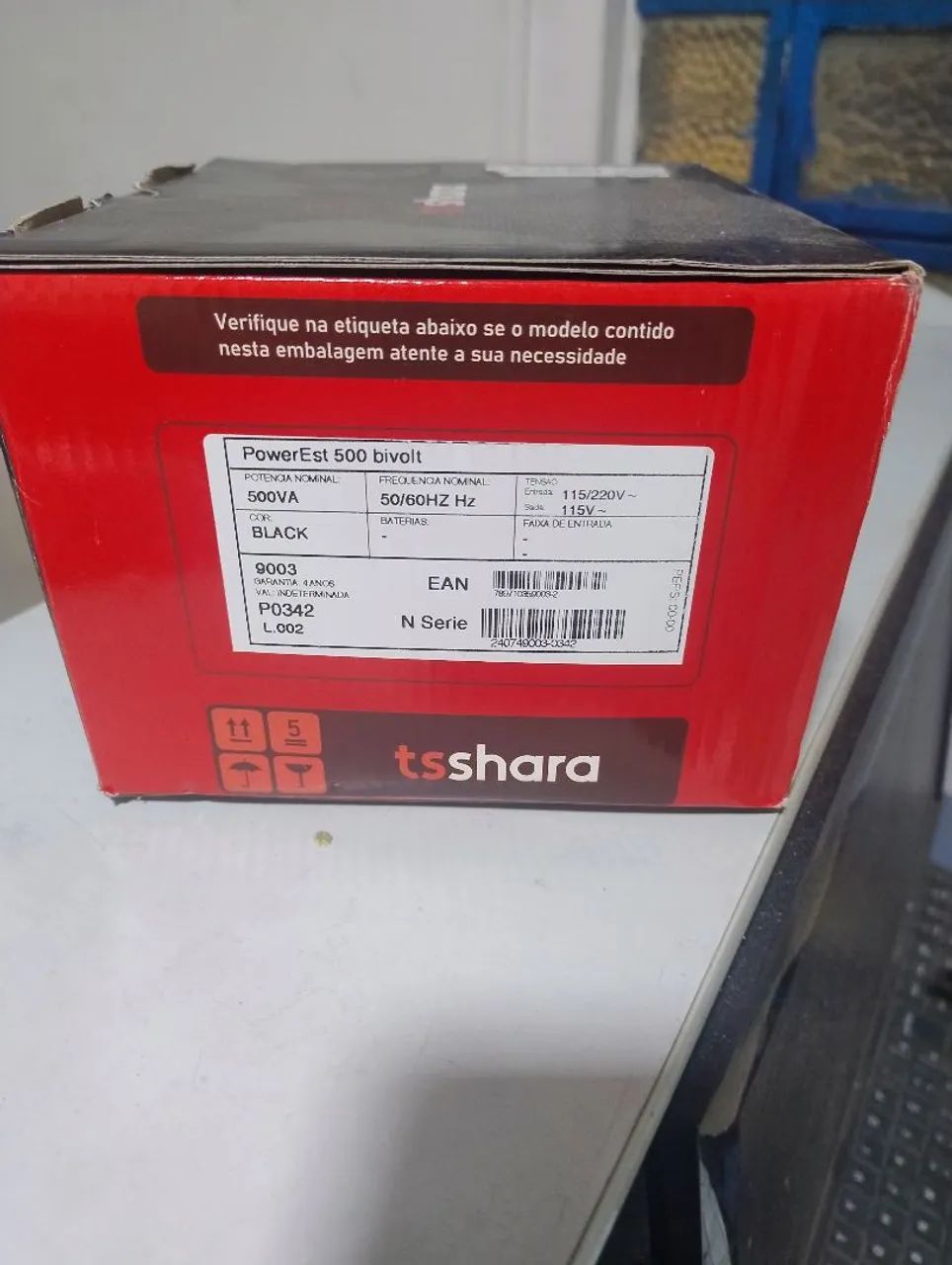 Estabilizador de 500va c/ 6 tomadas - Foto 2