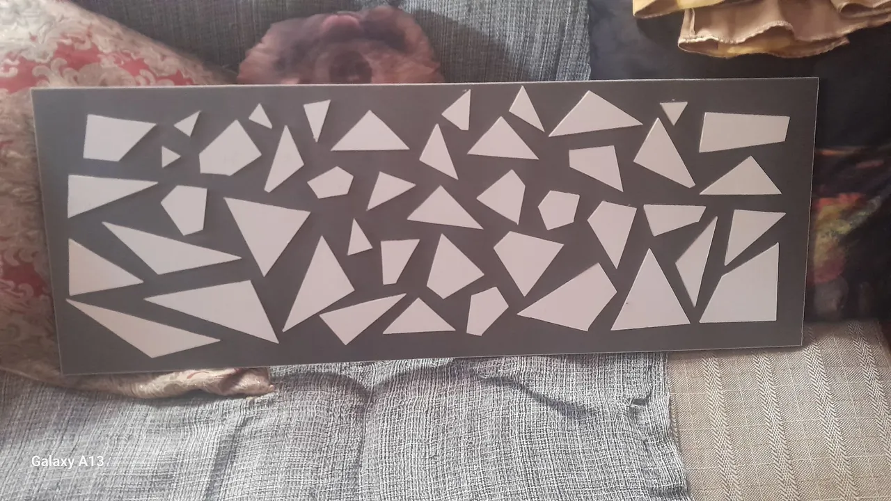 Quadro abstrato geométrico