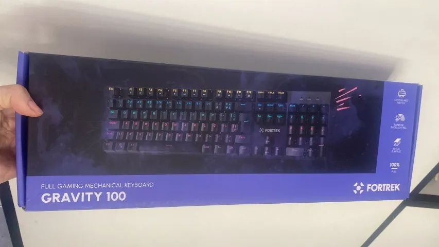 Teclado Mecânico Fortrek Gamer Gravity 100 Fullsized Switch Outemu Red - Alto desempenho - Foto 2