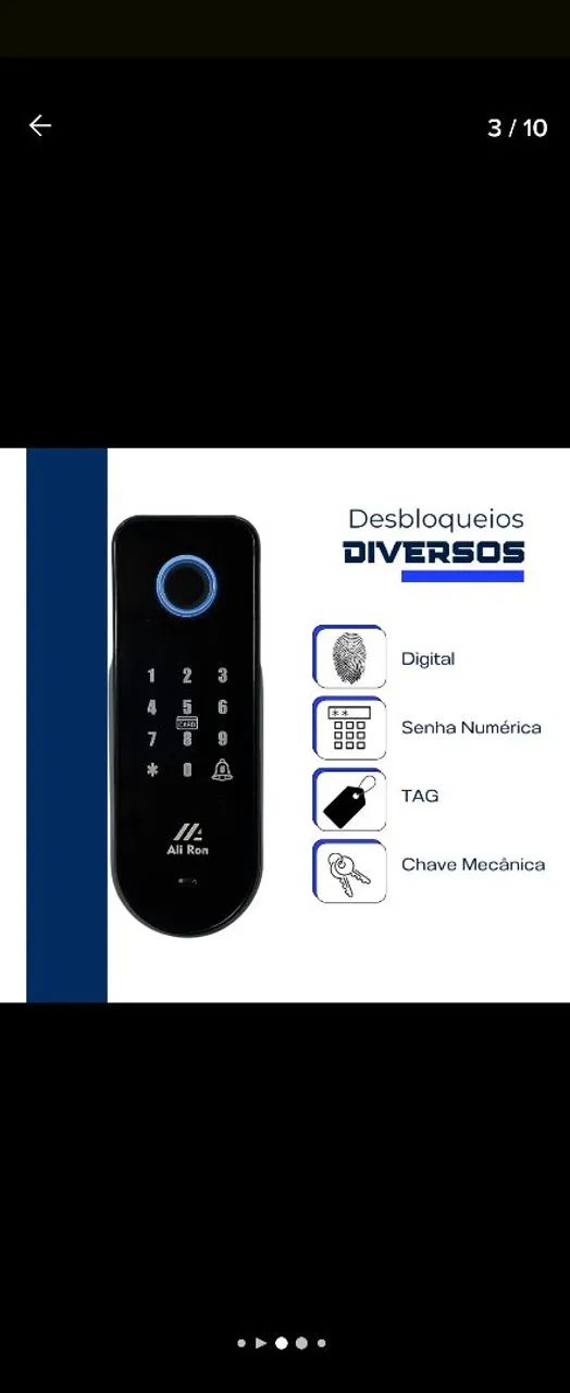 Fechadura digital eletrônica biometrica - Foto 2