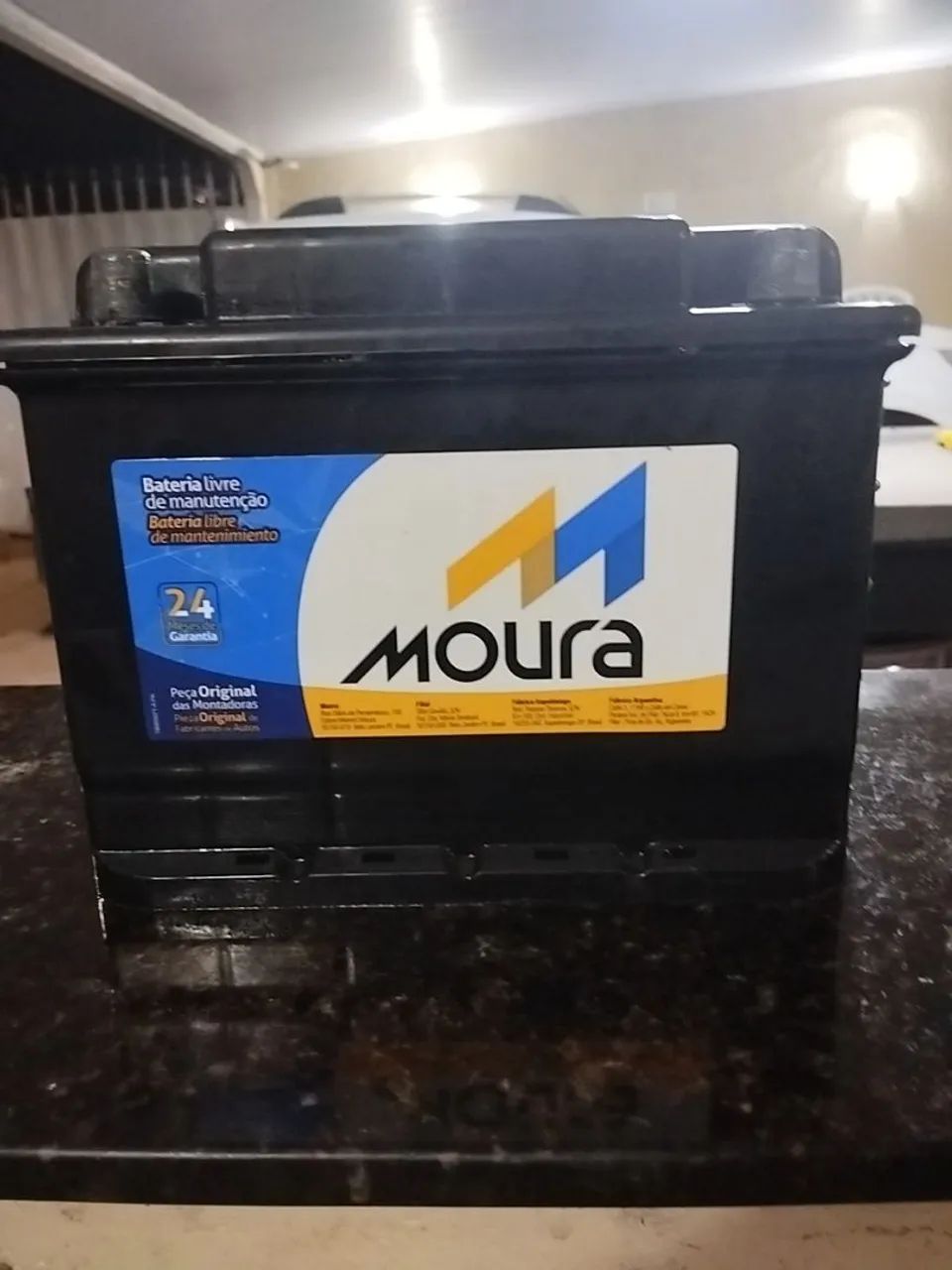 Bateria Moura de 60 amperes usada boa só 149,00 a base de troca.