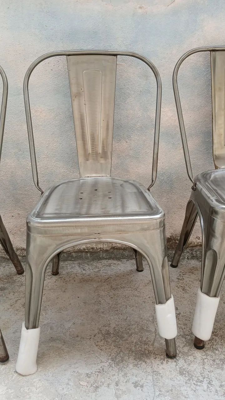 4 cadeiras design Tolix galvanizada - Foto 2