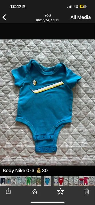 Roupas Bebê Nike - Foto 3