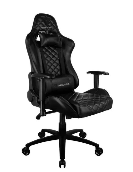 Cadeira Gamer ThunderX3 - Preto - Couro Sintético