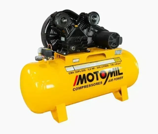 Compressor de Ar 200 litros CMV-20PL/200 5 HP Motomil - Foto 5