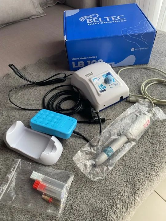 Aparelho de Manicure e Pedicure Beltec LB 100 e Cabine - Novo - PARCELO CARTÃO 