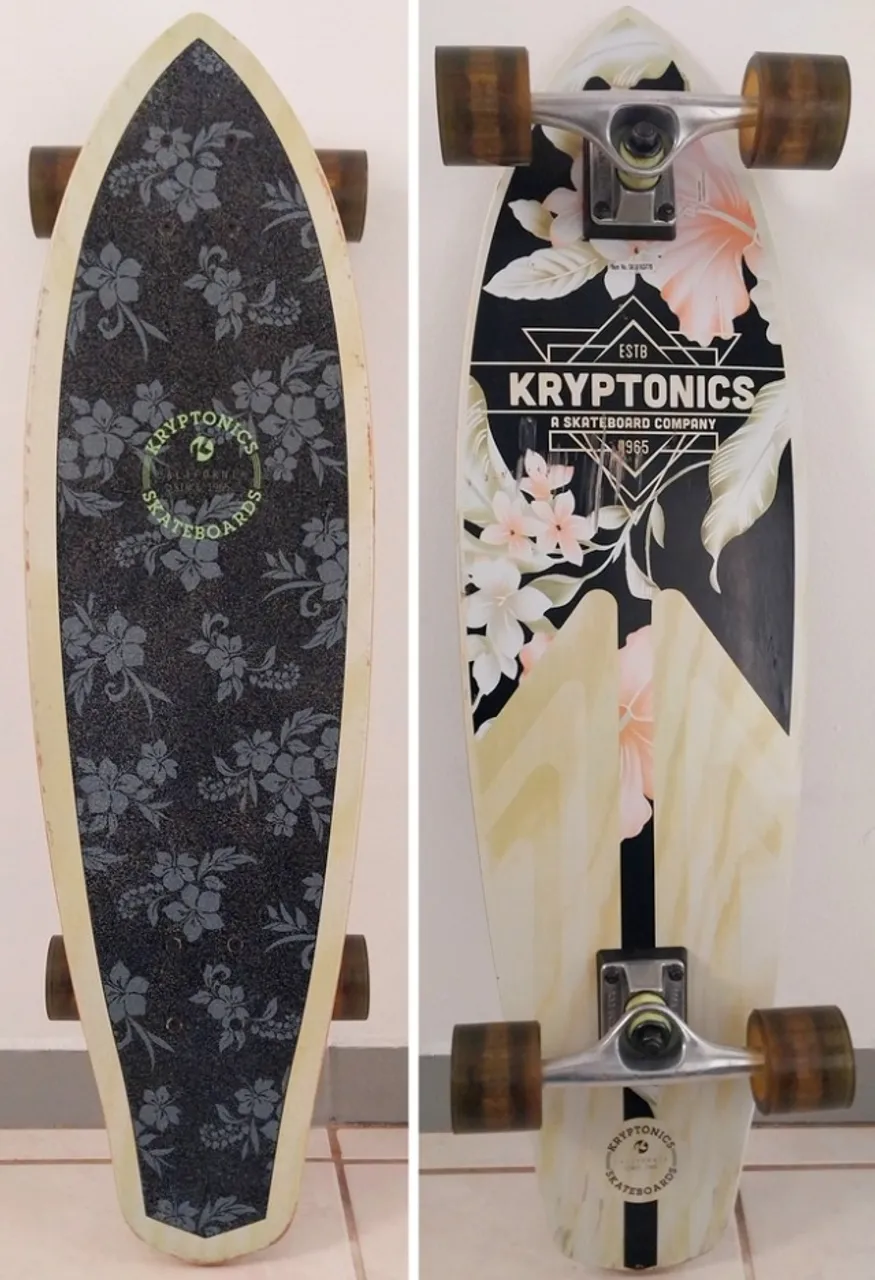 Mini Longboard Kryptonics Classic Floral 32"