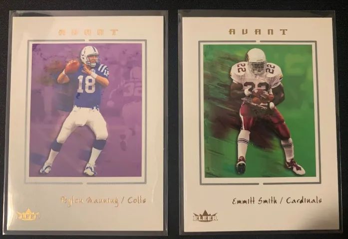 2 Cards Peyton Manning + Emmitt Smith - Coleções Diferenciadas NFL Colecionador - Foto 3