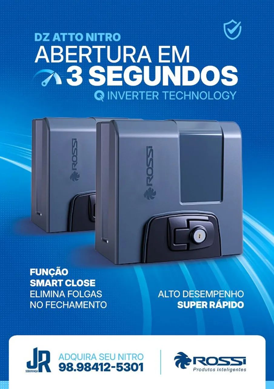 Motor para portão 3 segundos 