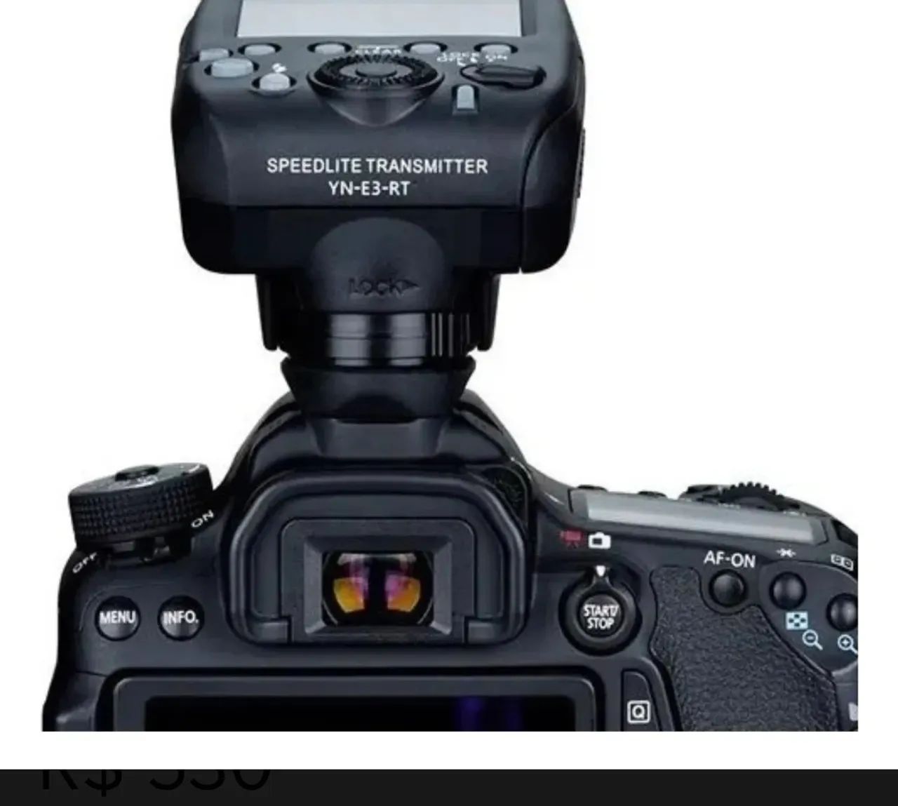 Rádio SpeedLite transmitter Yongnuo E3-Rt - Foto 3