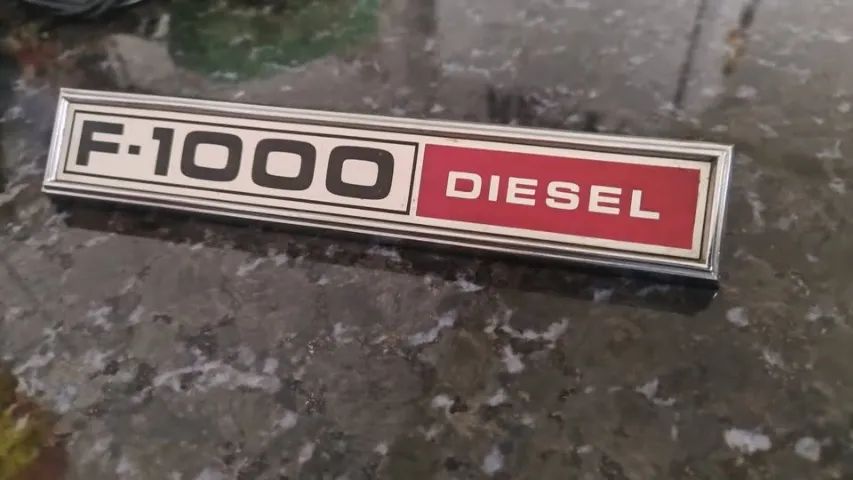Emblema Lateral Ford F-1000 Diesel 80/82 - Foto 6