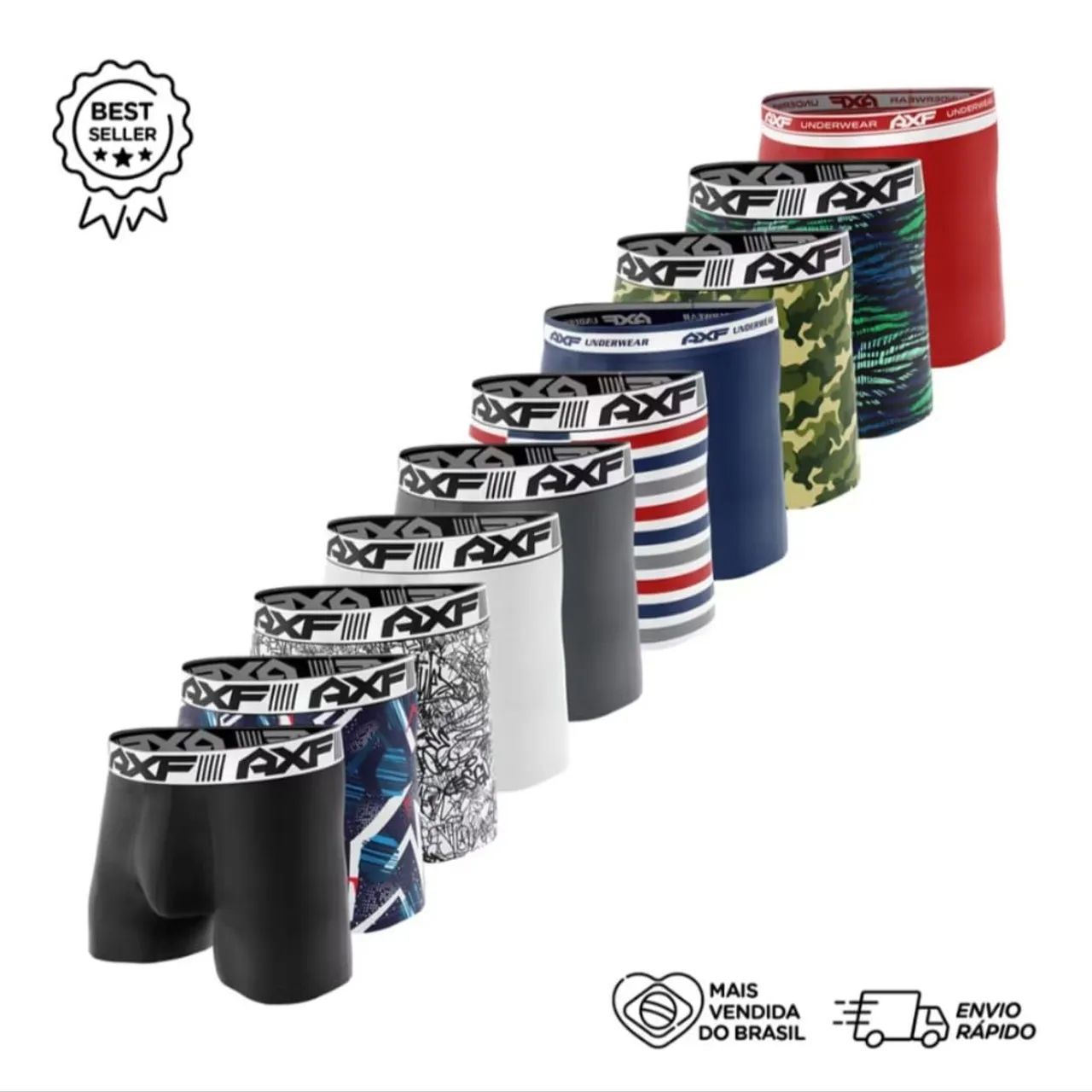Kit  6 Cuecas Boxer- Conforto e Estilo - Foto 3