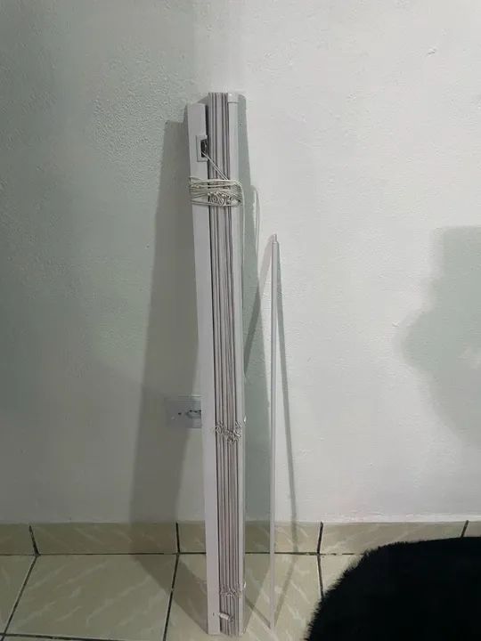 Persianas Branca 1,0m x 1,3m (Kit com 2 persianas) - Foto 5