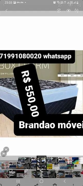 Colchão Ortopédico D28 Isodream. Sofa bicama  R$ 280,00 Com 3 almofadas grandes - Foto 3