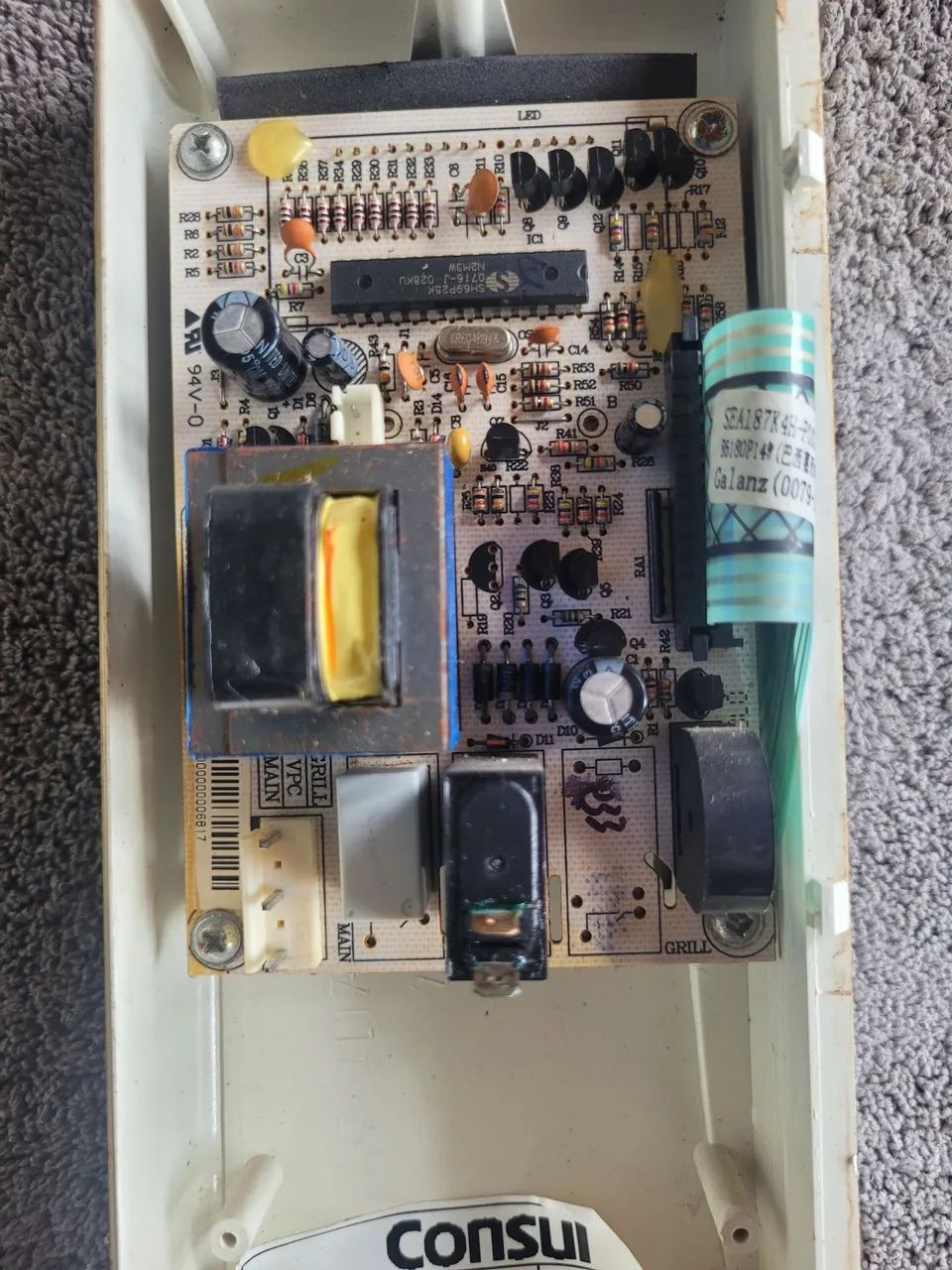 Placa potência micro-ondas consul cms25abhna 127V  - Foto 4