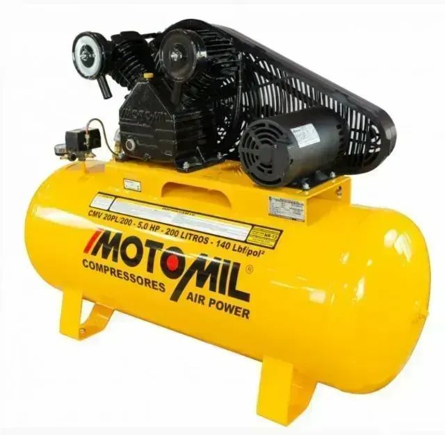 Compressor de Ar 200 litros CMV-20PL/200 5 HP Motomil - Foto 4