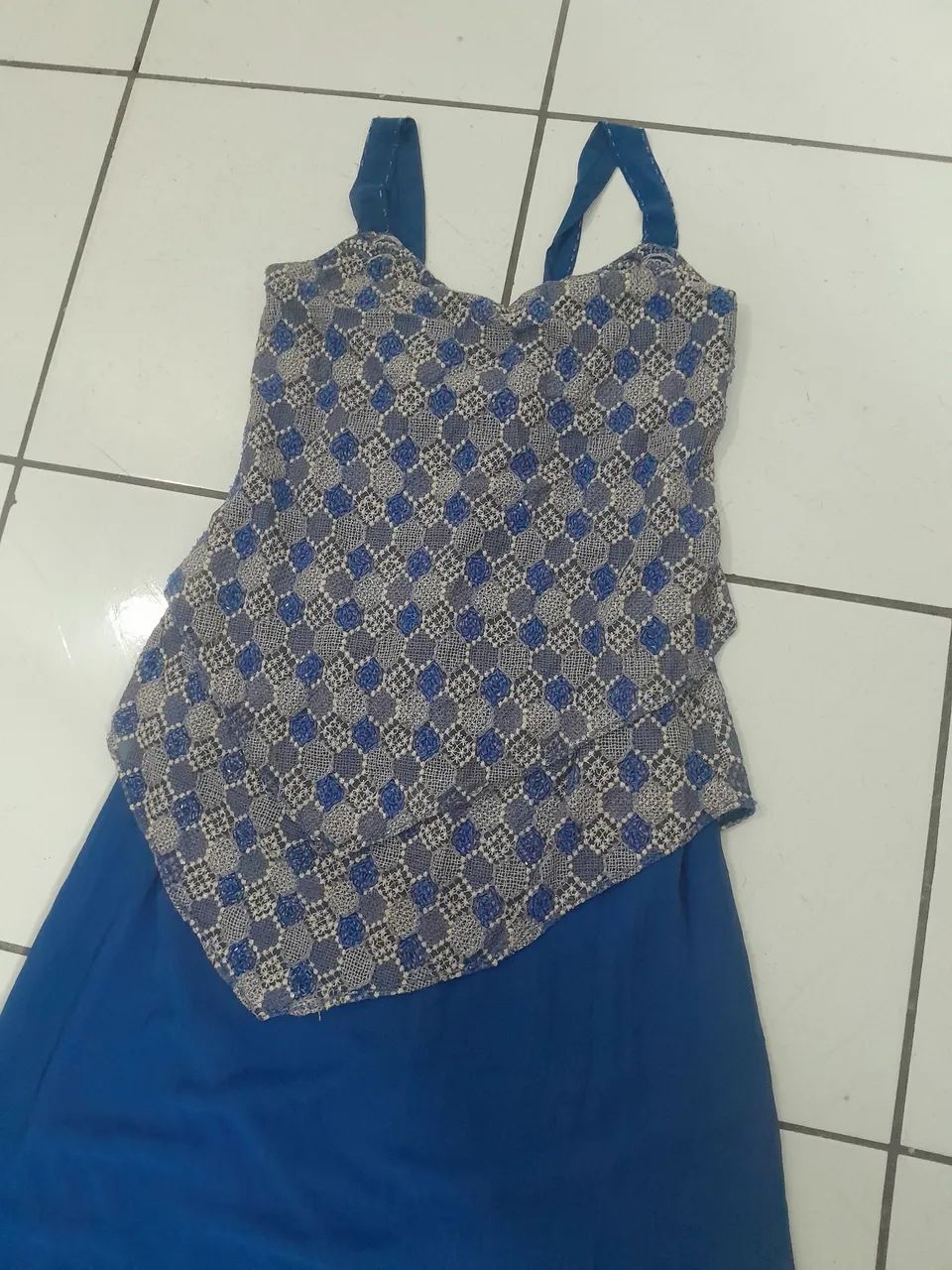 Vestido festa fino com Renda G - Foto 2