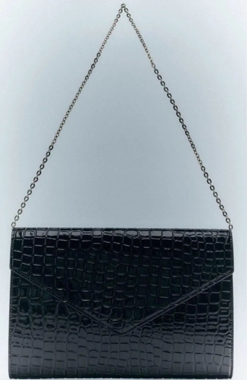 Bolsa Maxi Croco Zara 