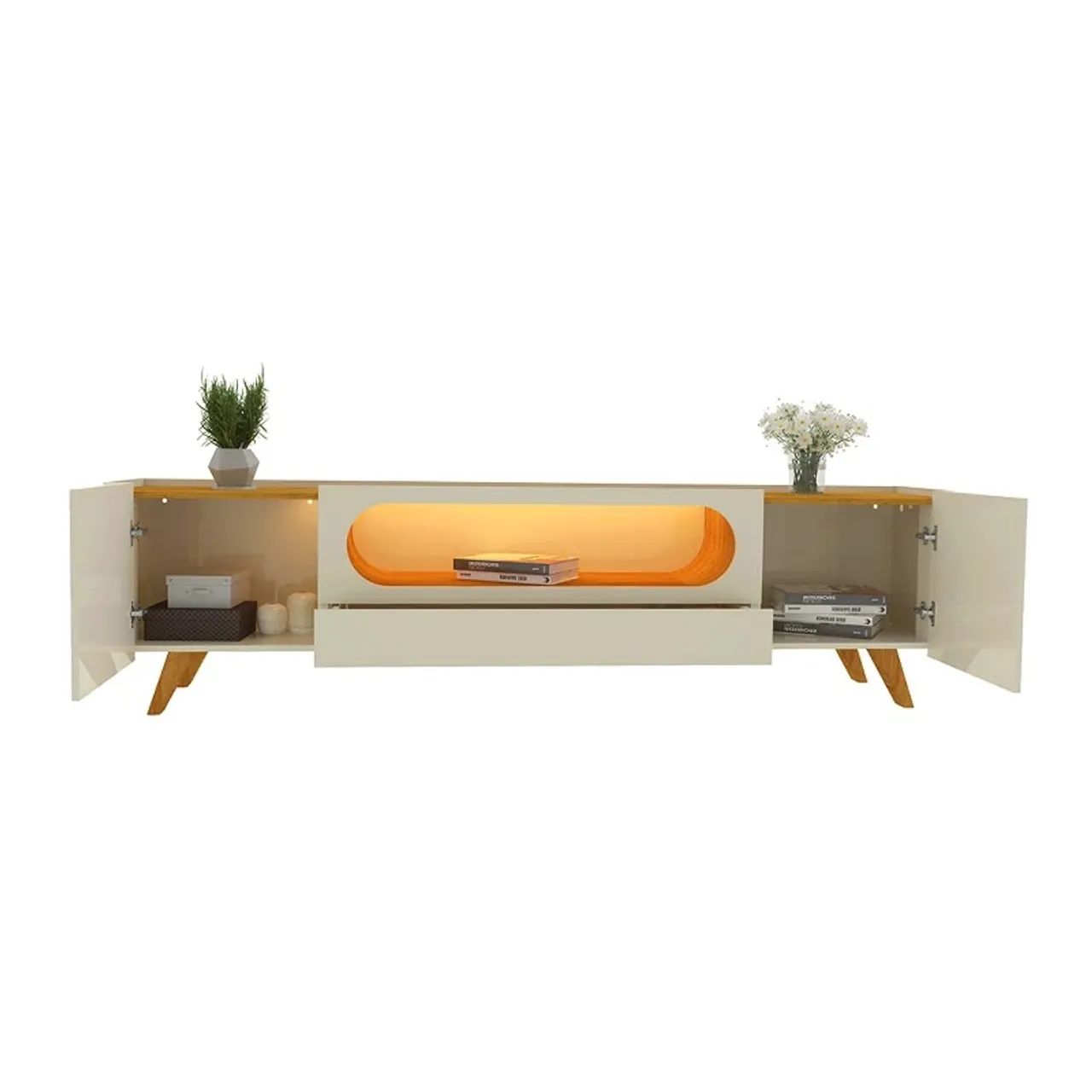 Rack Lisboa Design Orgânico com LED rf54 - Foto 3