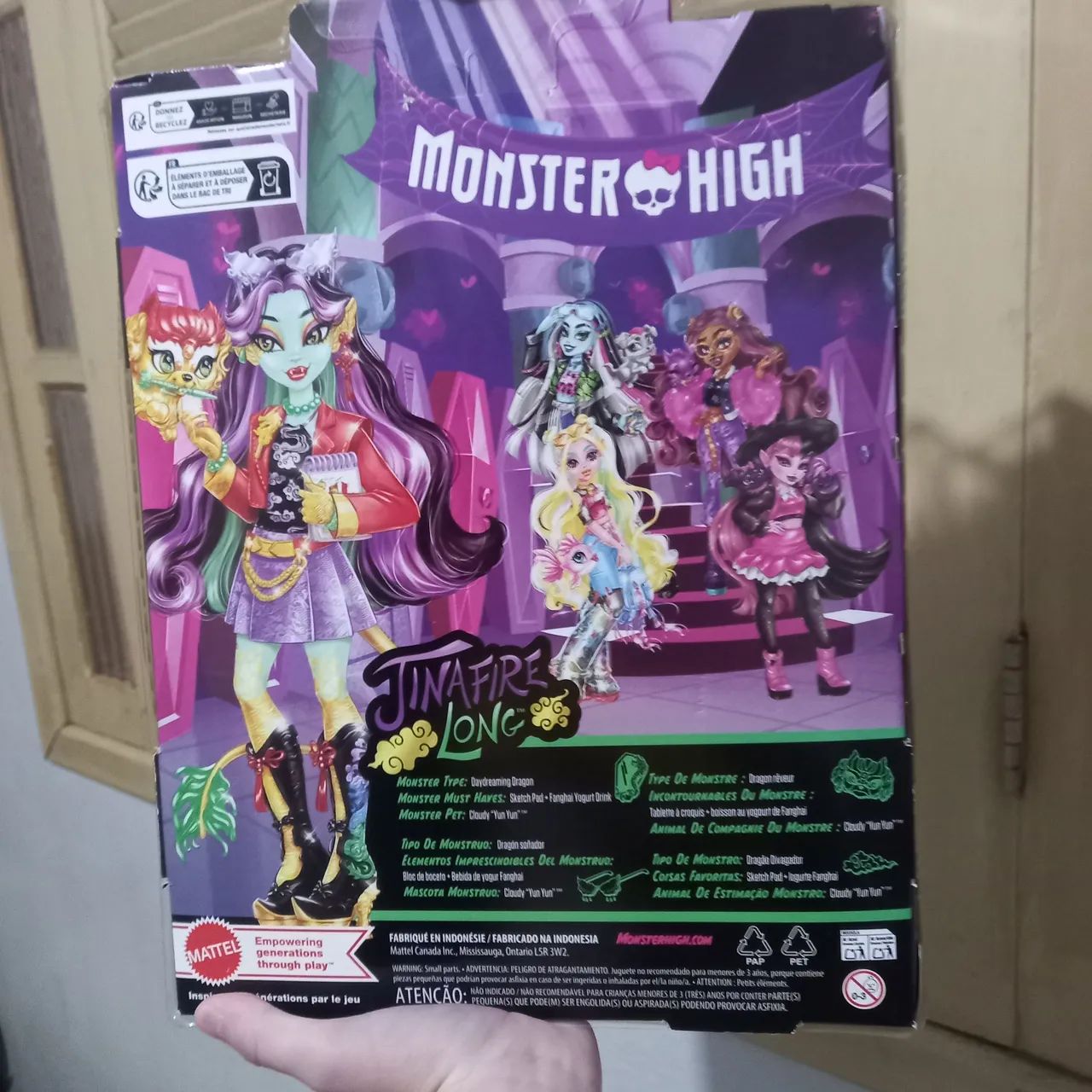 Caixa Boneca Jinafire Long Monster High G3 - Foto 2