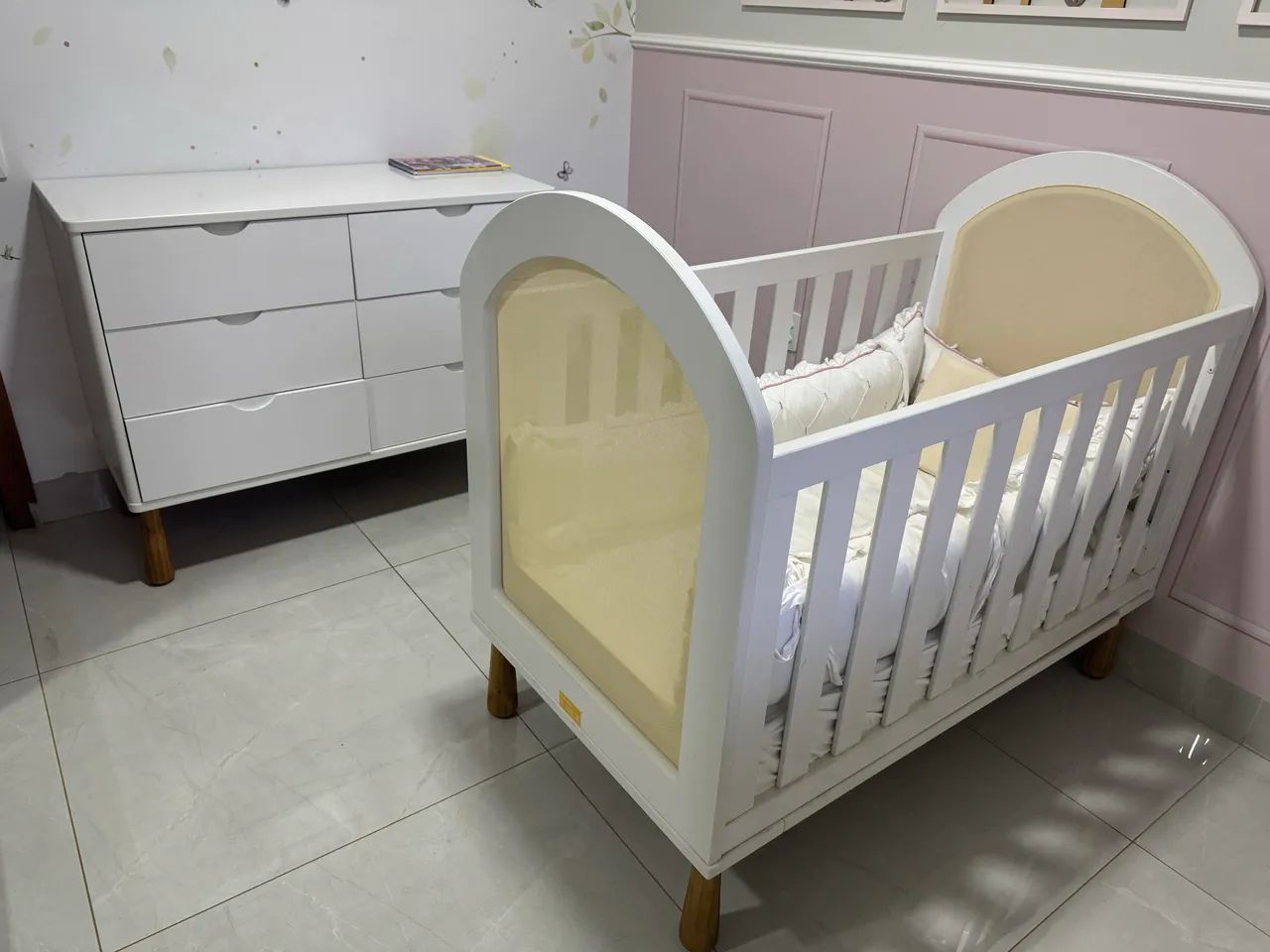 Kit berço e cômoda - Foto 3