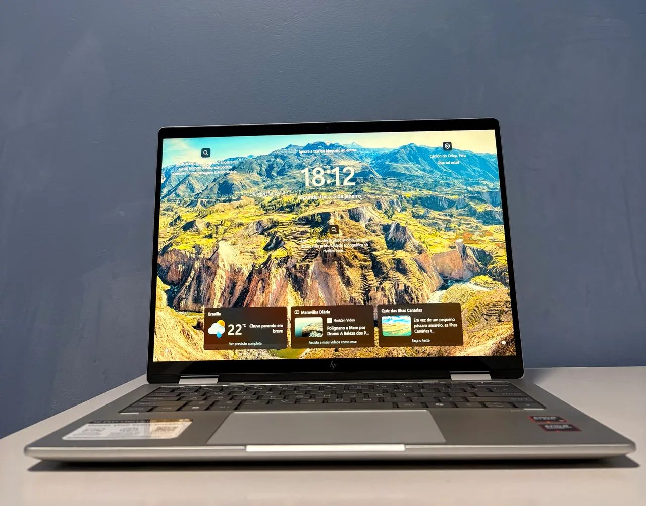 Notebook HP Envy 2 em 1 Ryzen 5 - Notebooks - Samambaia Norte