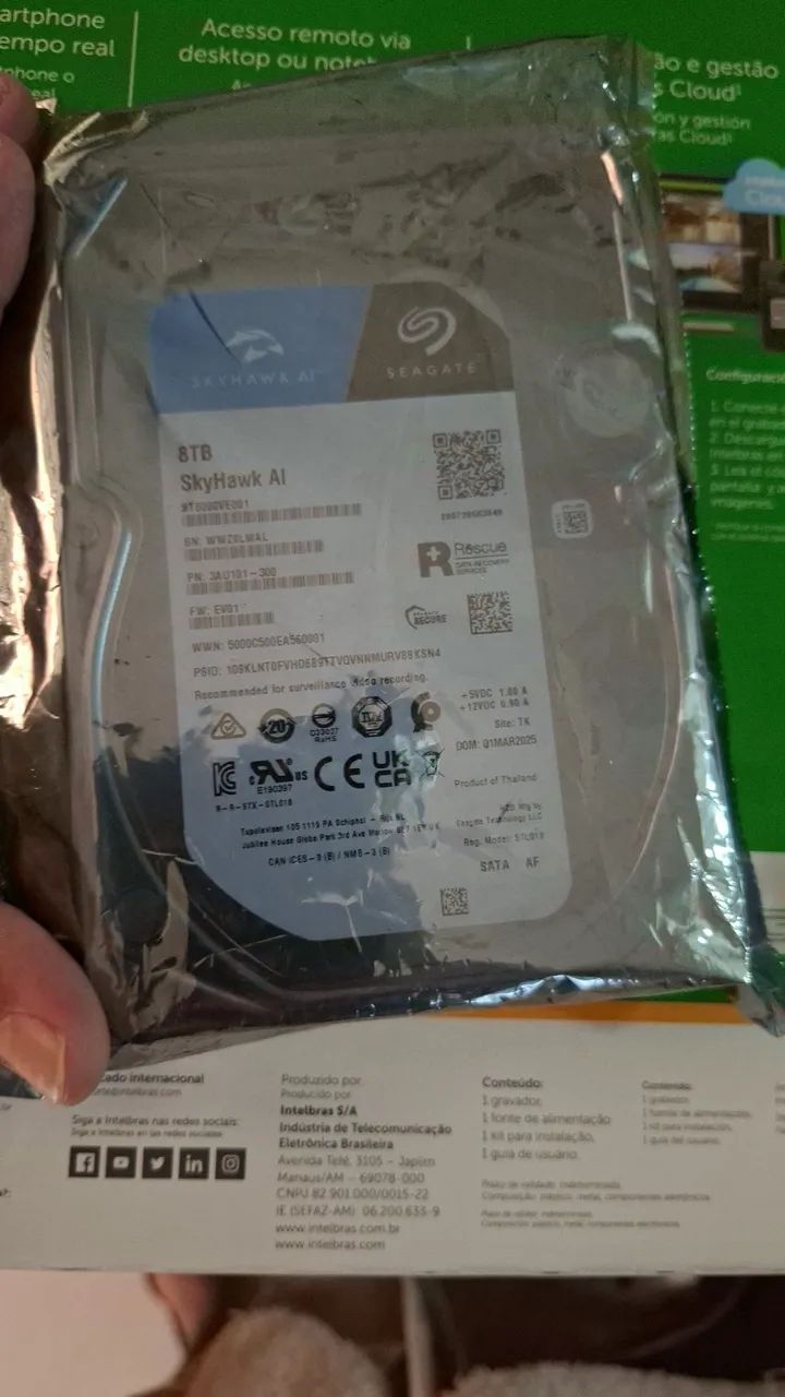 DVR 4 canais 1 Hd de 8TB - Foto 3