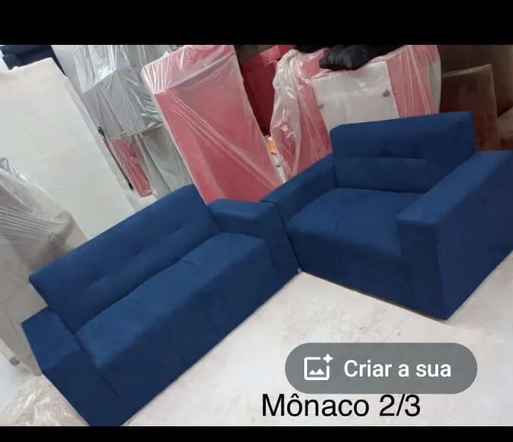 Kit Sofá Mônaco 