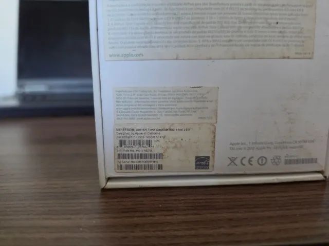 Apple AirPort Time Capsule 2TB A1470 - Original + Caixa, Cabos e Manuais - Foto 3
