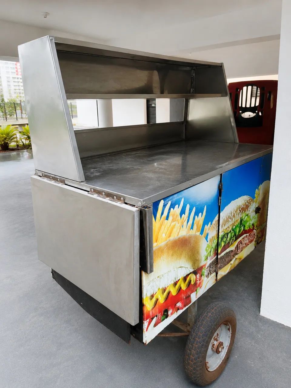 Carrinho de pastel, cachorro quente / Lanches em Inox Completo - Foto 2