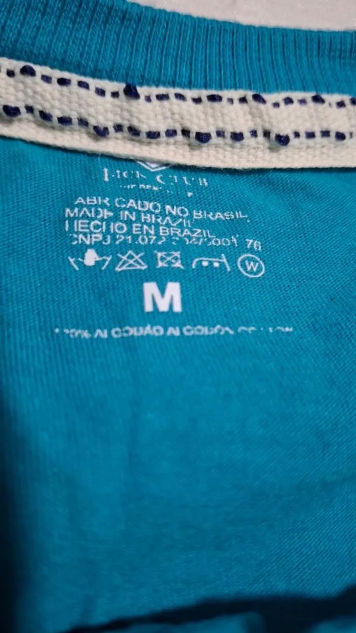Camisa Infantil Algodão Seminova - Foto 3
