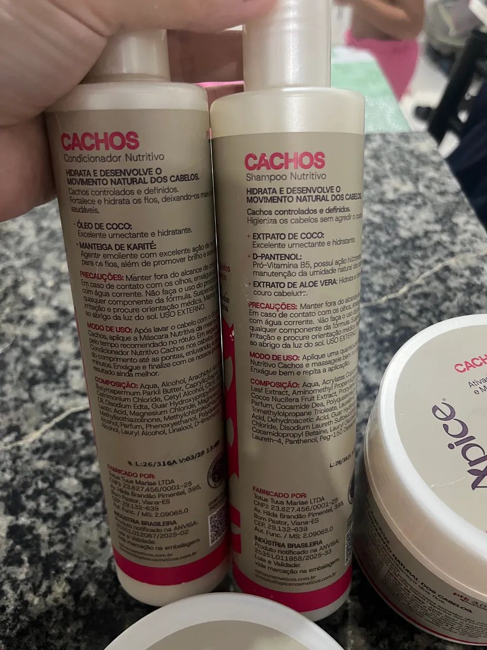 kIT ÁPICE CACHOS  SHAMPOO, CONDICIONADOR E CREME DE PENTEAR  - Foto 3