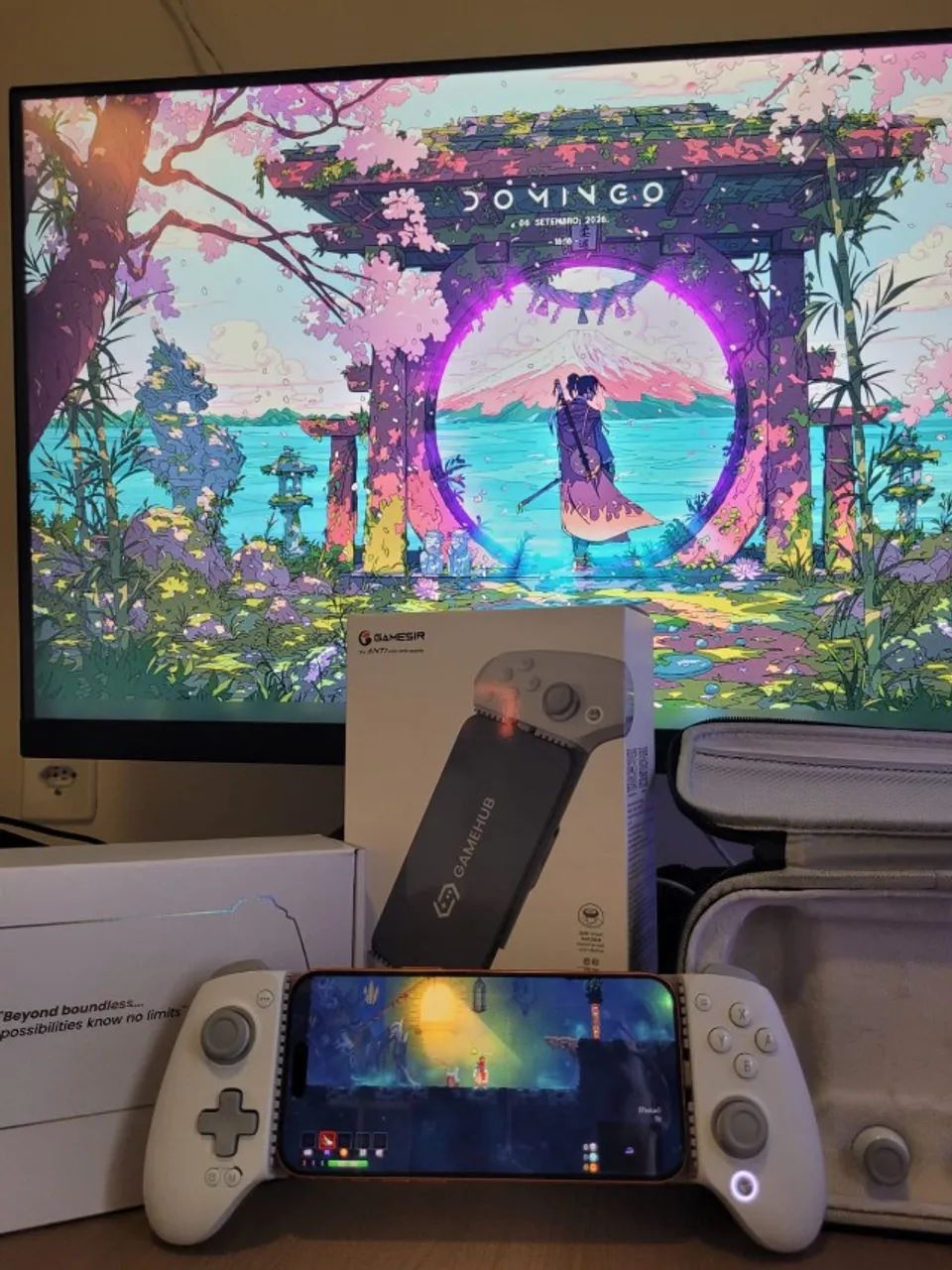 GameSir G8 Plus MFi - Controle para iPhone 15/16/17, iPad Mini e Android (USB-C).