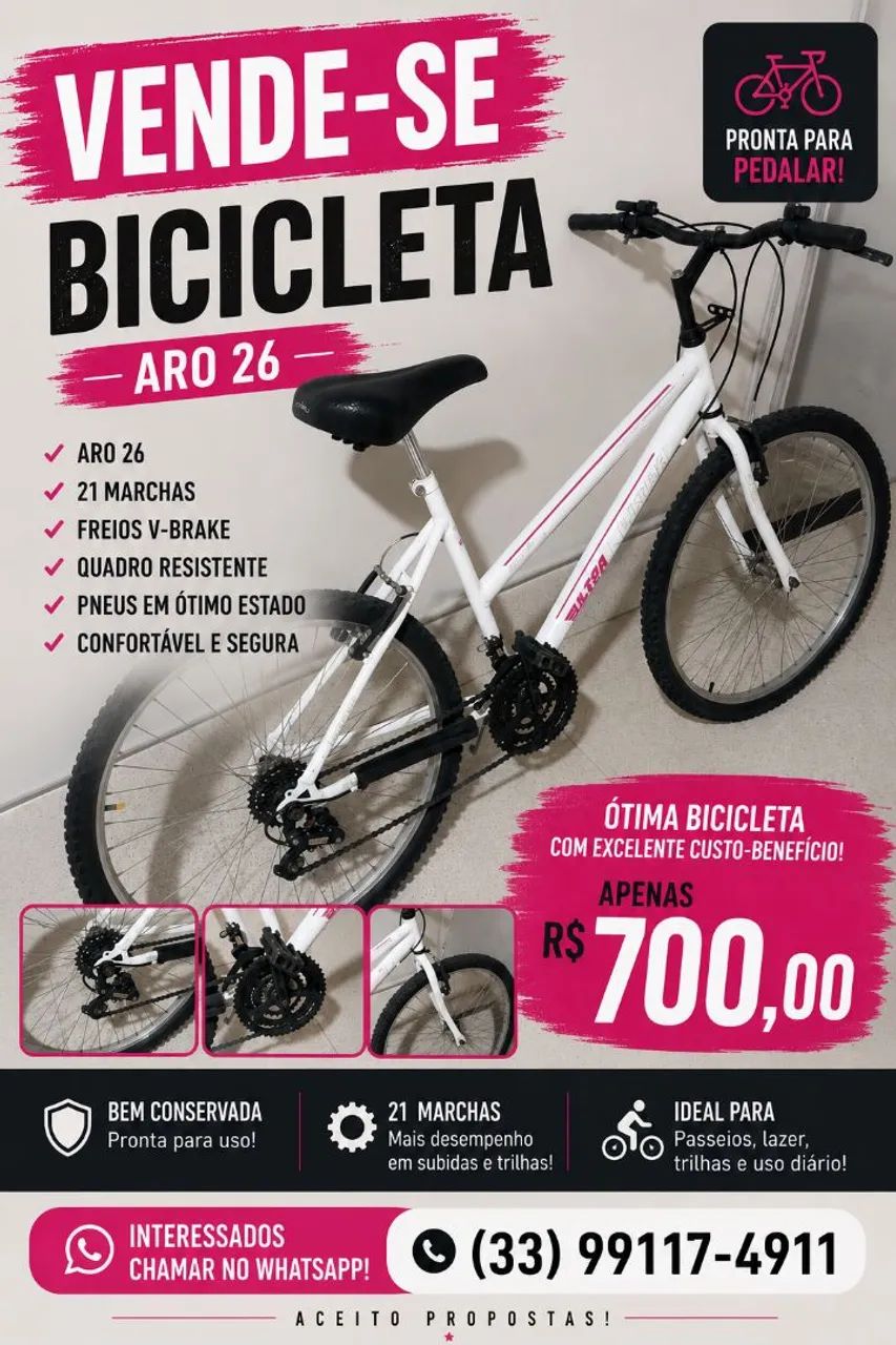 Bicicleta aro 26 - Foto 3