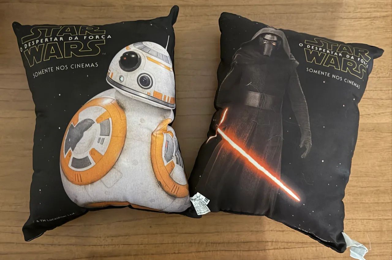 Almofadas promocionais Star Wars o Despertar da Força 