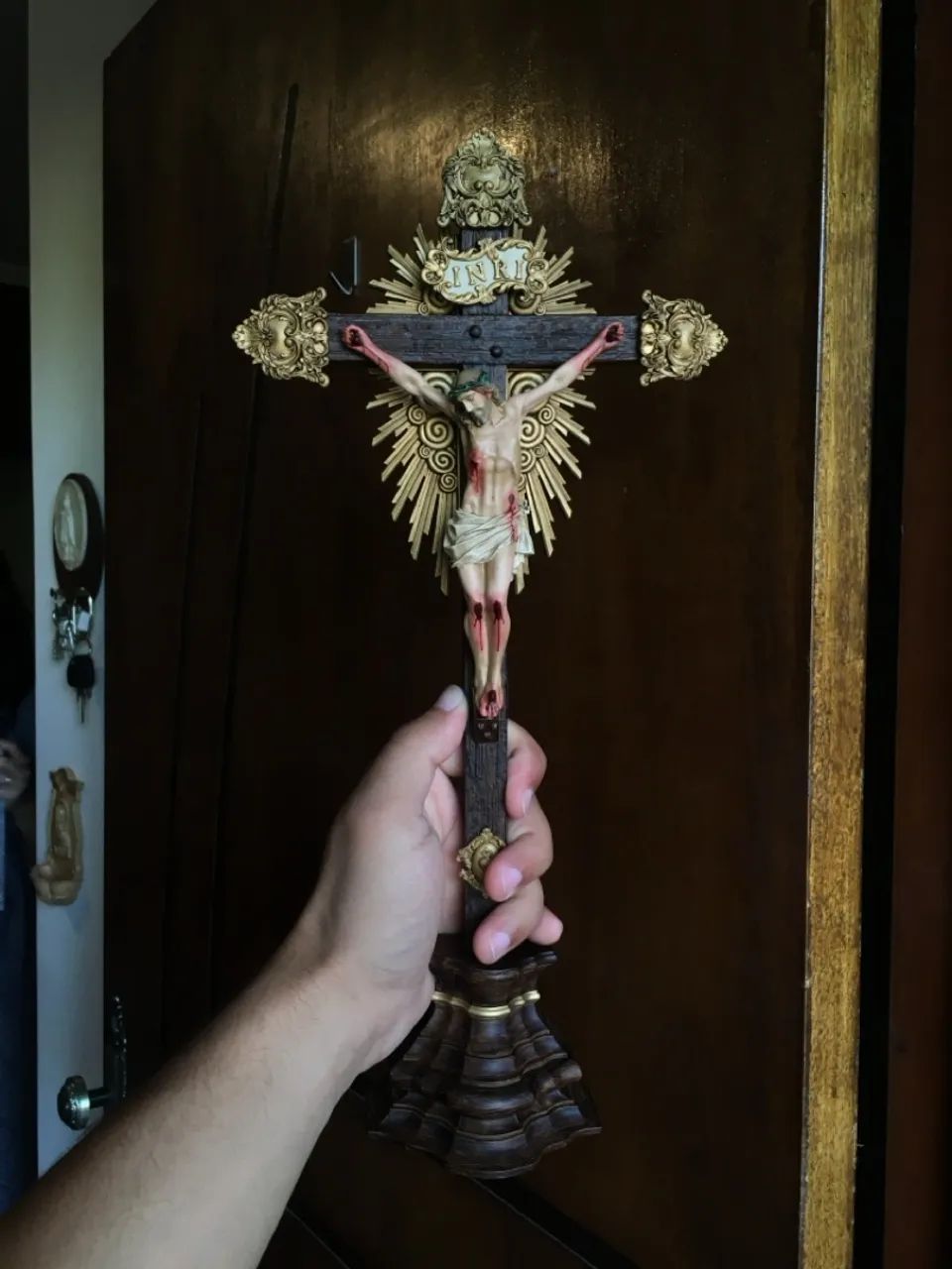 Molde + Capa para Cruz e base - Arte Sacra - Foto 4