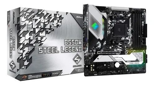 PLACA MÃE STEEL LEGEND B550 - Foto 2