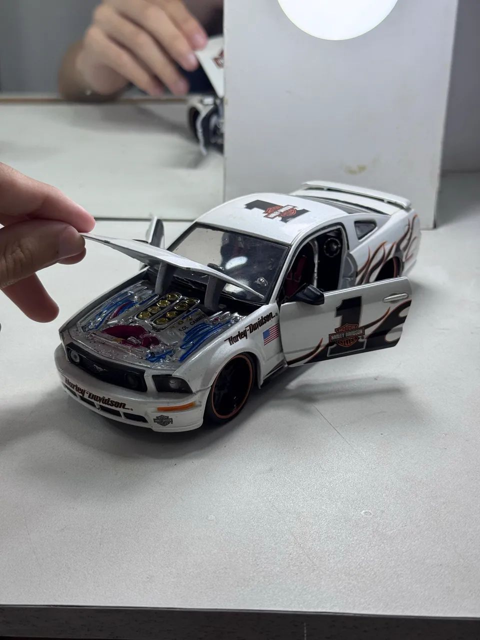 Miniatura de coleção mustang 