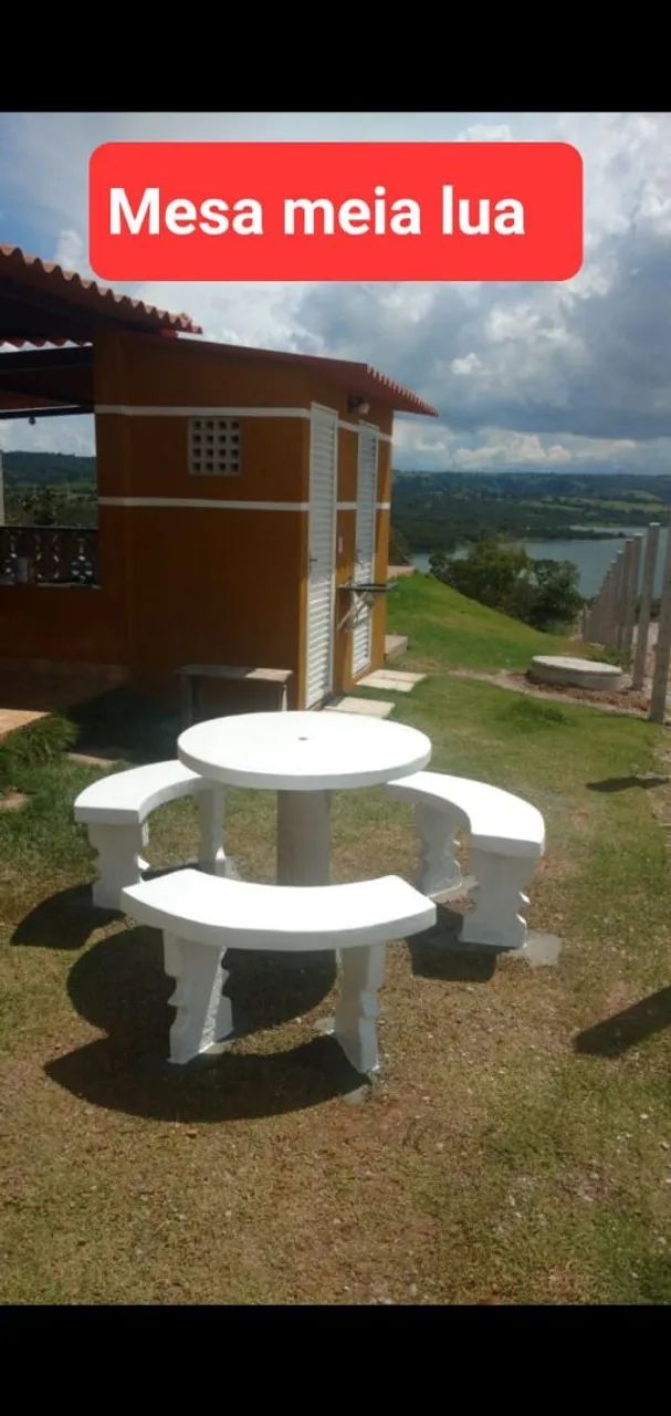 Mesa de concreto ( conjunto ) - Foto 2