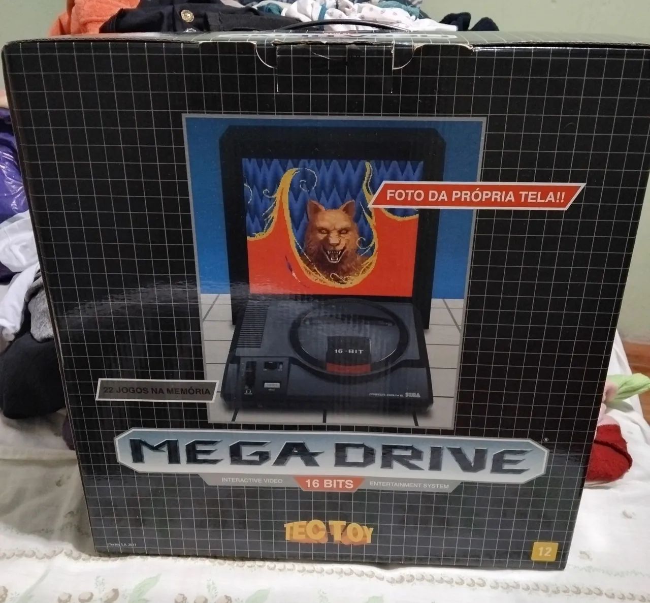 Mega driver 2017 na caixa completo 
