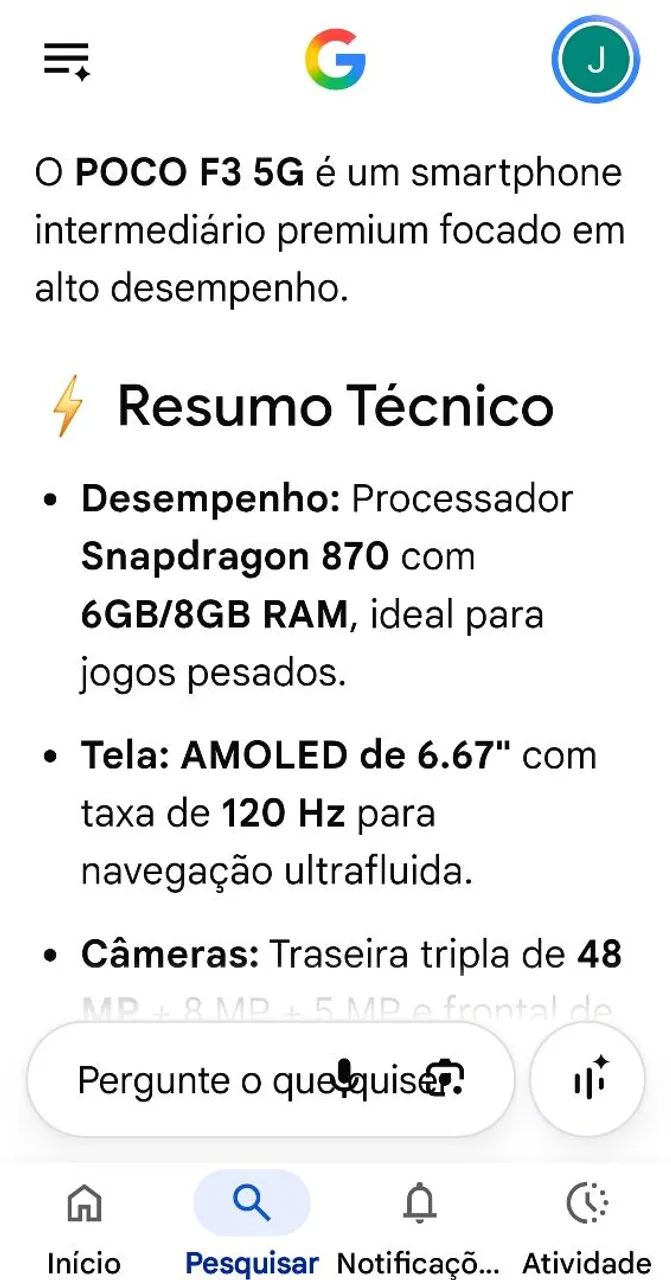 Celular Poco F3  - Foto 3