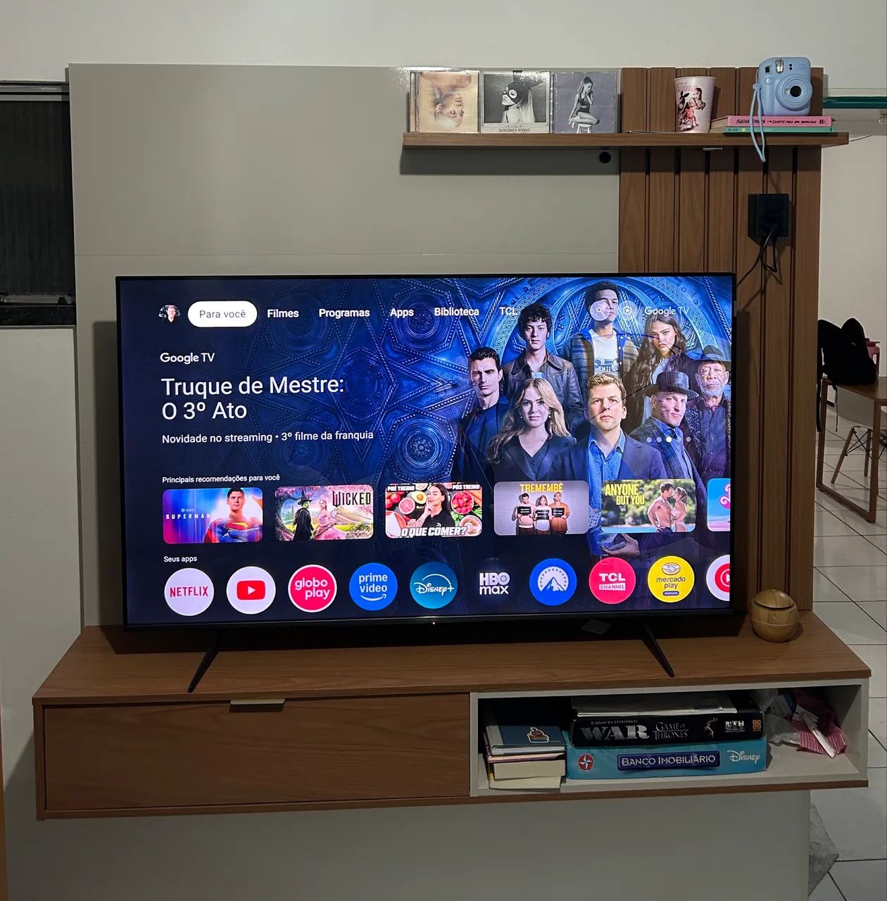 Smart TV 55" 4K UHD QUED TCL Wi-Fi - Bluetooth